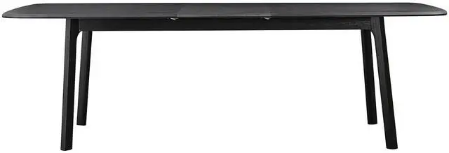 Main image of Holland Extendable Rectangle 98" Dining Table in Black Brushed Oak