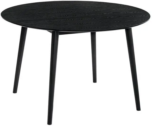 Main image of Arcadia 48" Round Dining Table in Black Wood