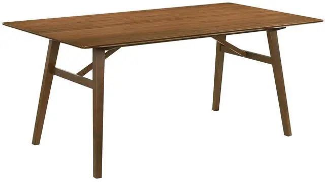 Main image of Channell Wood Dining Table in Walnut Finish