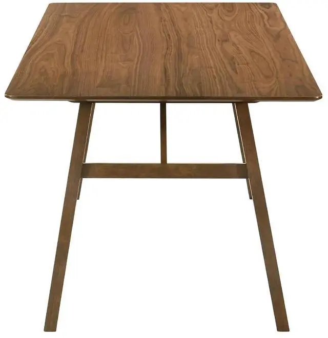 Alt view image 4 of 7 - Channell Wood Dining Table in Walnut Finish