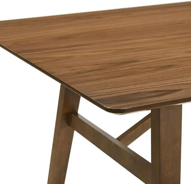 Alt view image 5 of 7 - Channell Wood Dining Table in Walnut Finish