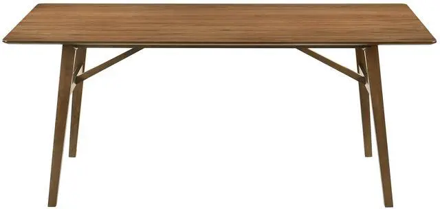 Alt view image 3 of 7 - Channell Wood Dining Table in Walnut Finish