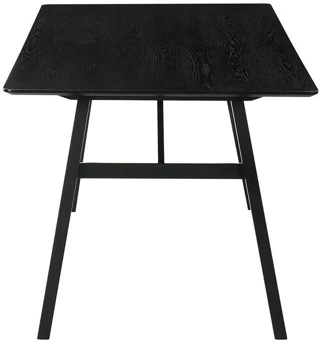 Alt view image 4 of 7 - Channell Wood Dining Table in Black Finish