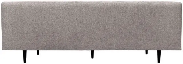 Alt view image 5 of 7 - Annabelle 80" Gray Fabric Sofa with Black Wood Legs