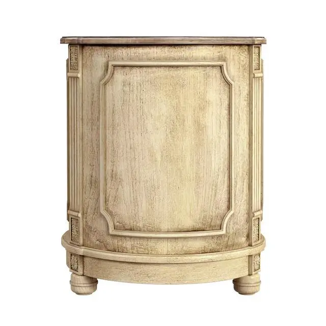 Alt view image 3 of 7 - Thurmond Drum 20"W Drum Side Table in Beige 0584424