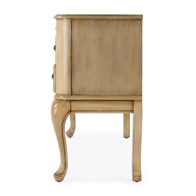 Alt view image 2 of 7 - Charlotte Vanity Desk with Storage in Beige 0735424