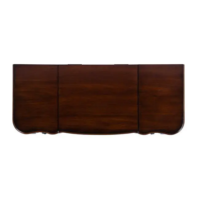 Alt view image 4 of 6 - Charlotte Vanity Desk with Storage in Brown 0735011