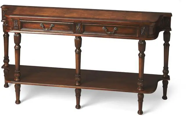 Main image of Merrion Console Table in Medium Brown 0872101