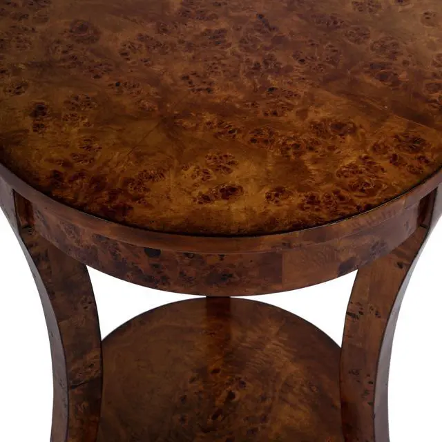 Alt view image 5 of 7 - Holdin Round 18"W Side Table in Medium Brown 0992442