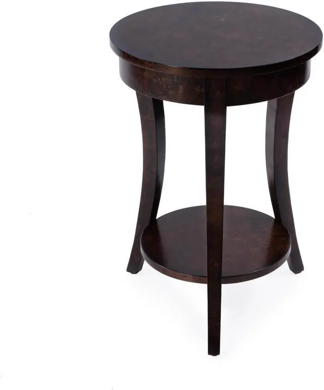 Alt view image 7 of 7 - Holdin Round 18"W Side Table in Dark Brown 0992446