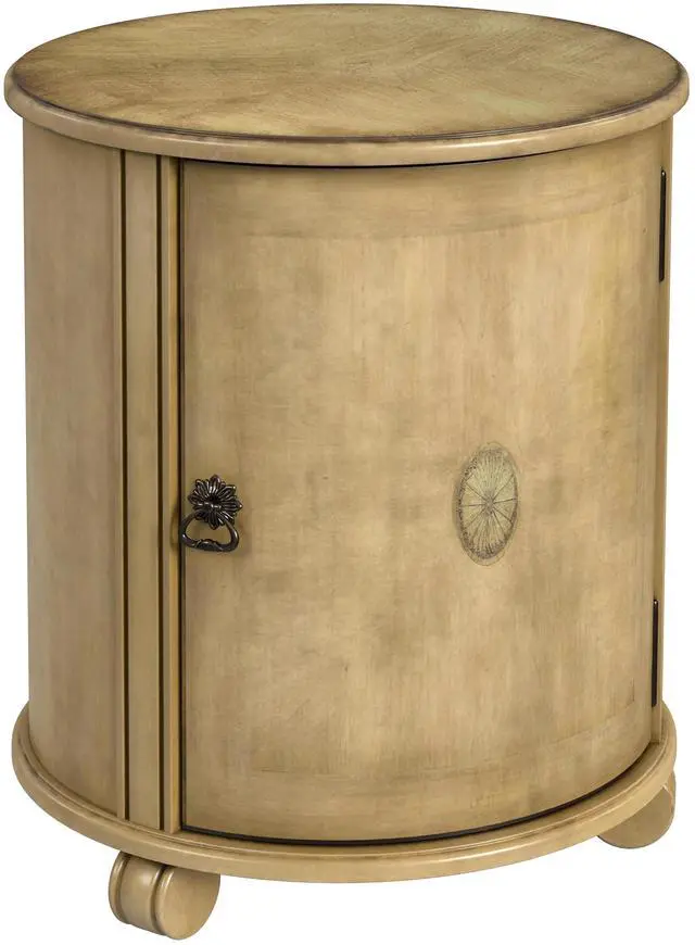 Alt view image 6 of 12 - Butler Specialty Company Lawrie Drum End Table, Beige