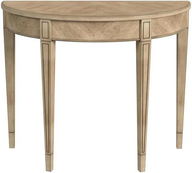 Main image of Hampton Demilune 36" Console Table in Beige 1533424
