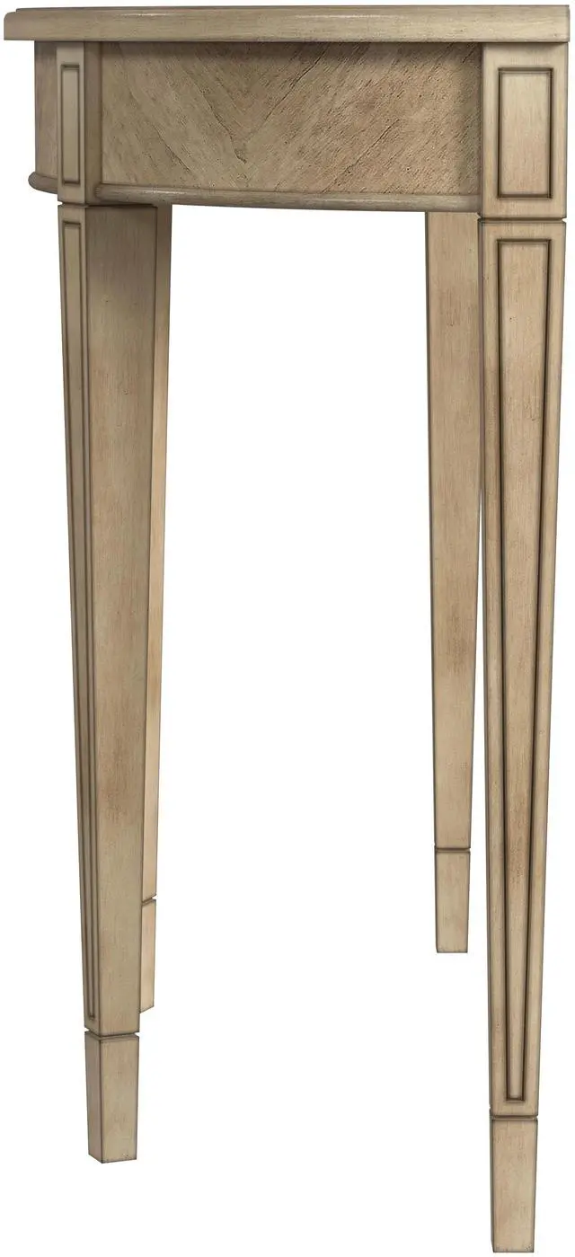Alt view image 4 of 7 - Hampton Demilune 36" Console Table in Beige 1533424