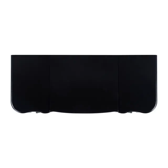 Alt view image 4 of 7 - Charlotte Vanity Desk with Storage in Black 0735111