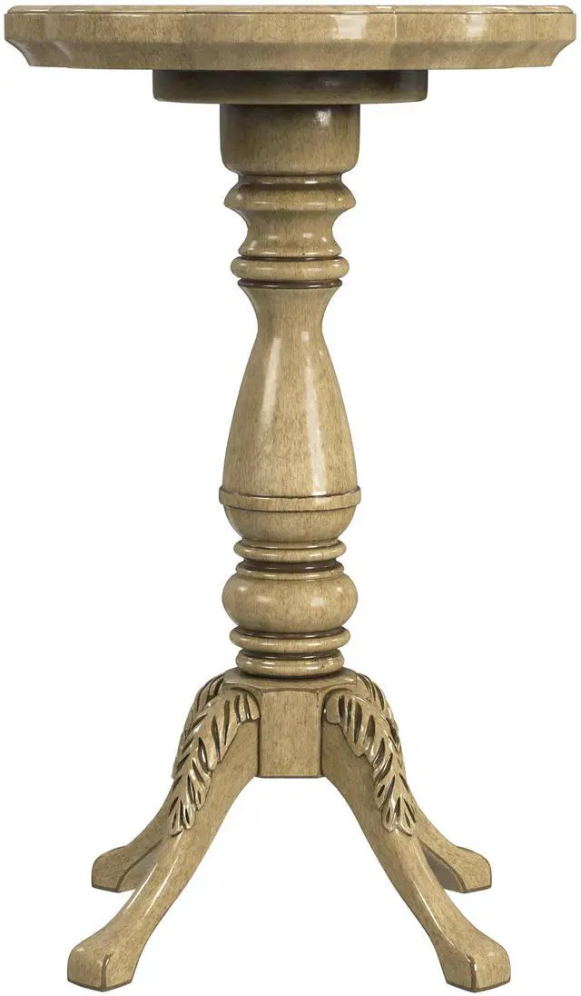 Alt view image 5 of 6 - Whitman Scalloped Edge Side Table in Beige 0923424