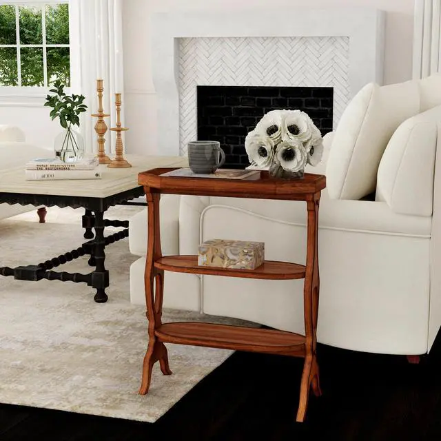 Alt view image 10 of 10 - Butler Specialty Company Hadley Side Table, Medium Brown