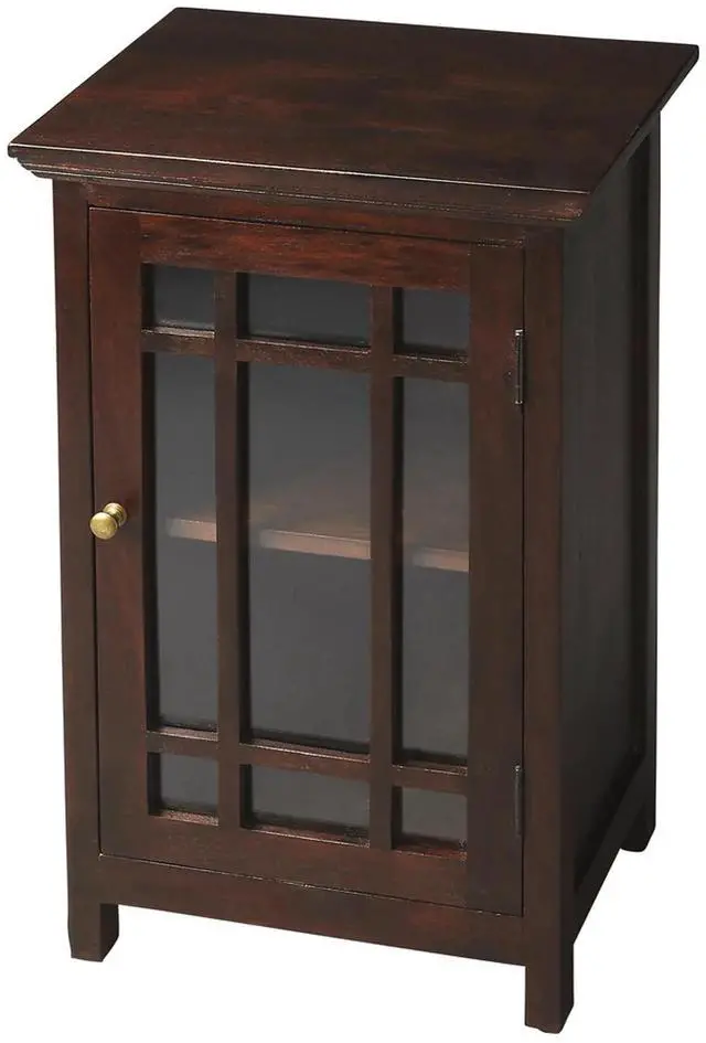 Main image of Baxter Transitional Cabinet in Dark Brown 2771290