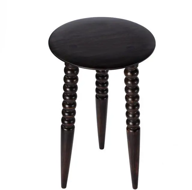 Alt view image 6 of 6 - Fluornoy Wood Side Table in Dark Brown 2773117