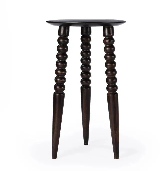 Alt view image 3 of 6 - Fluornoy Wood Side Table in Dark Brown 2773117