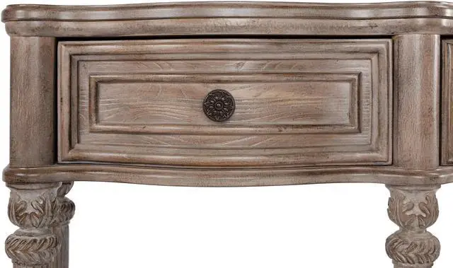 Alt view image 7 of 7 - Peyton Console Table in Gray,Natural 3028247