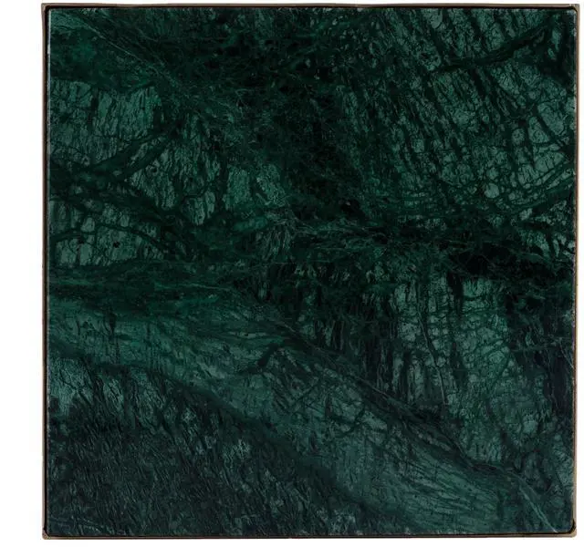 Alt view image 3 of 6 - Larkin Marble & Iron Side Table in Green 3319475