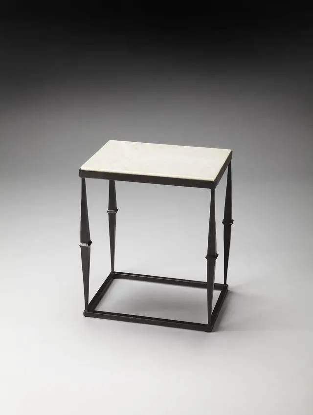 Alt view image 2 of 2 - Jacoby Marble Side Table in Multi-Color 2841025