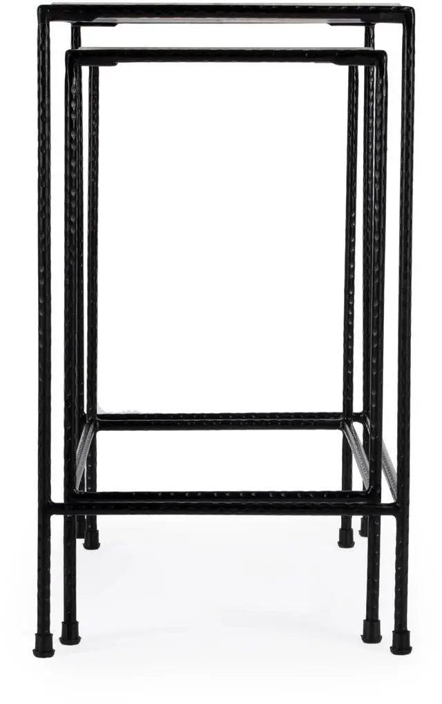 Alt view image 2 of 7 - Carrera Nesting Tables in Black,Black and White 2870330