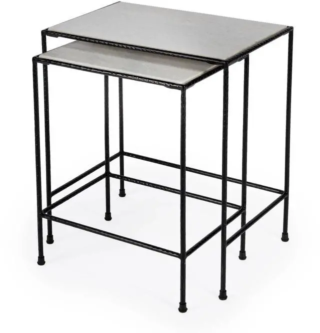 Main image of Carrera Nesting Tables in Black,Black and White 2870330