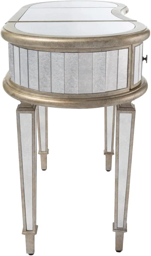 Alt view image 2 of 7 - Constance Mirrored Vanity Table in Silver 3506146