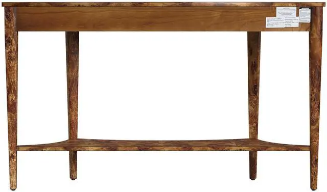 Alt view image 7 of 7 - Astor 54"W Demilune Console Table in Light Brown 4146442