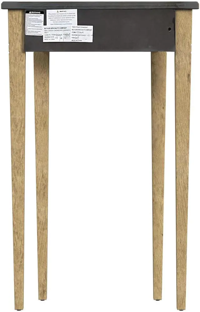 Alt view image 6 of 7 - Chester Demilune Console Table in Beige 3756424