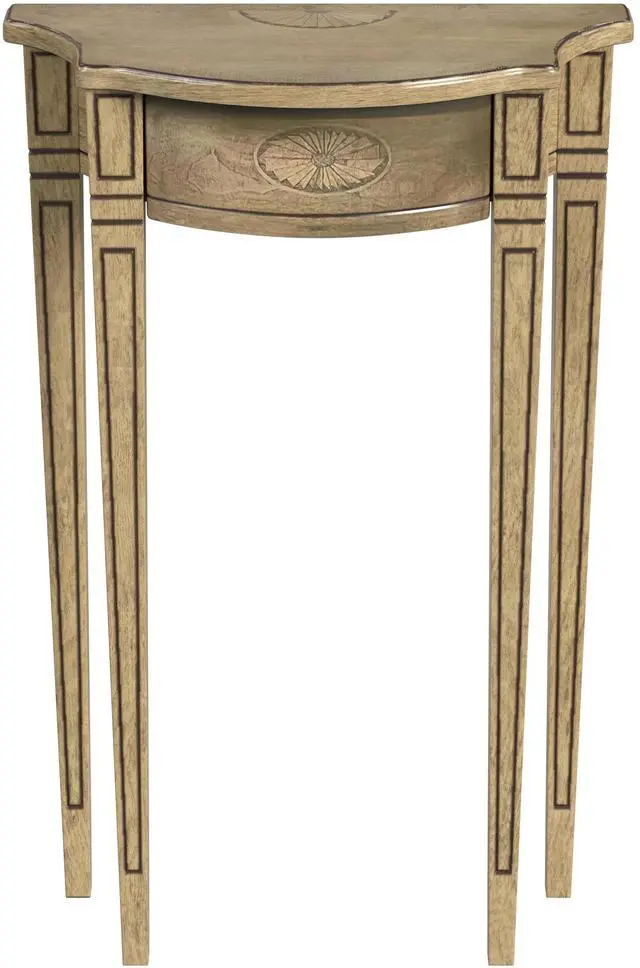 Main image of Chester Demilune Console Table in Beige 3756424