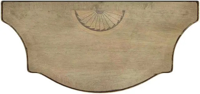 Alt view image 3 of 7 - Chester Demilune Console Table in Beige 3756424