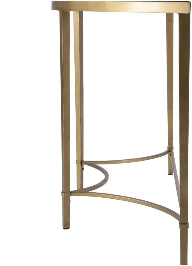 Alt view image 2 of 3 - Monica Demilne Console Table in Gold 3803355