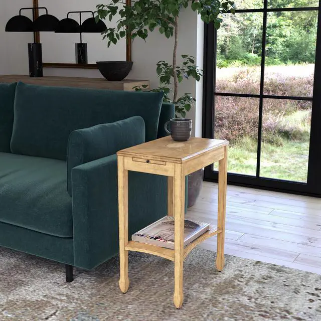Alt view image 2 of 7 - Gilbert End Table in Beige 4107424