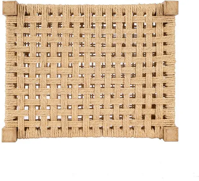 Alt view image 2 of 6 - Garner Woven Jute Accent Stool in Natural 4269312