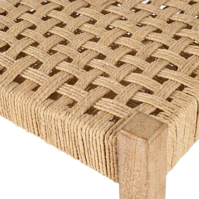 Alt view image 3 of 6 - Garner Woven Jute Accent Stool in Natural 4269312