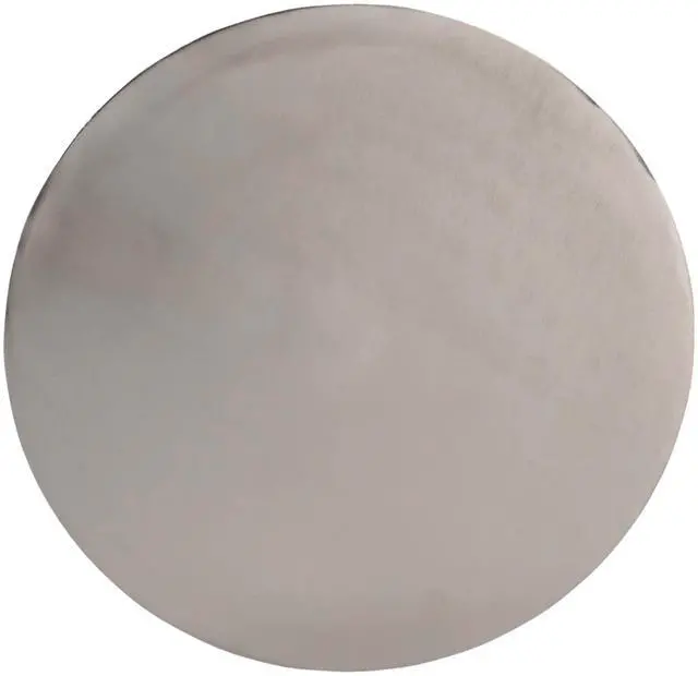 Alt view image 2 of 5 - Darien Round Pedestal 10"W Side Table in Silver 4324220