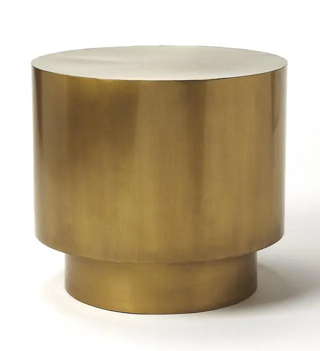 Alt view image 2 of 3 - Ervin Iron Side Tables in Gold 5243025
