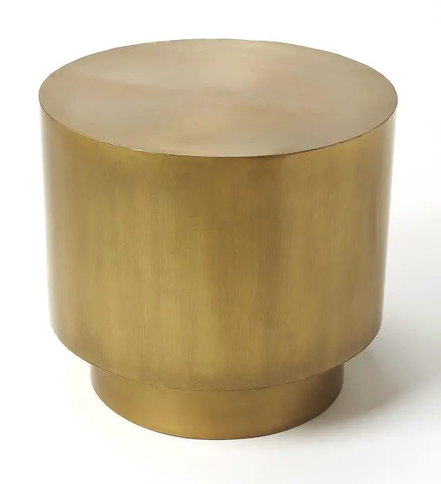 Main image of Ervin Iron Side Tables in Gold 5243025