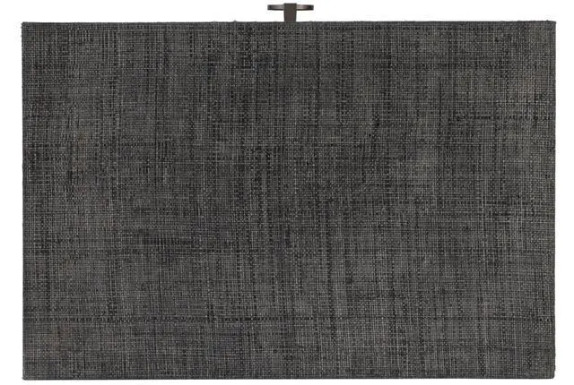 Alt view image 5 of 7 - Bar Harbor Raffia 1 Drawer Nightstand in Charcoal 5669420