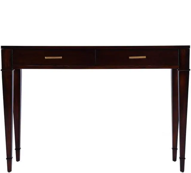Alt view image 7 of 7 - Kai 2 Drawer 45" Wood Console Table in Dark Brown 5714024