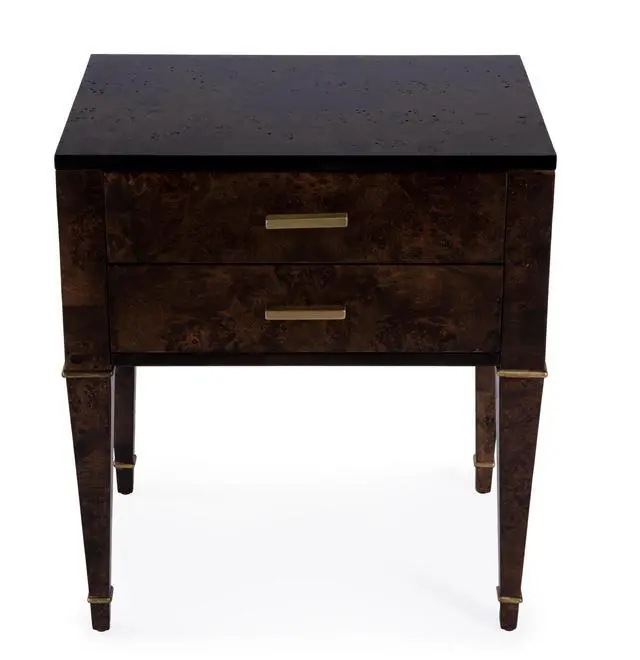 Alt view image 7 of 7 - Kai 2 Drawer End Table in Dark Brown 5713446