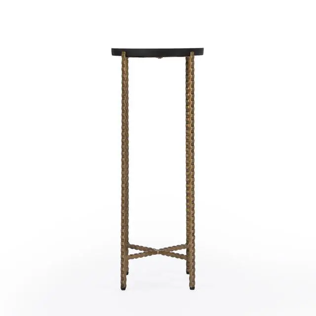 Alt view image 7 of 7 - Nigella Granite Cross Legs Side Table in Multi-Color 5612414