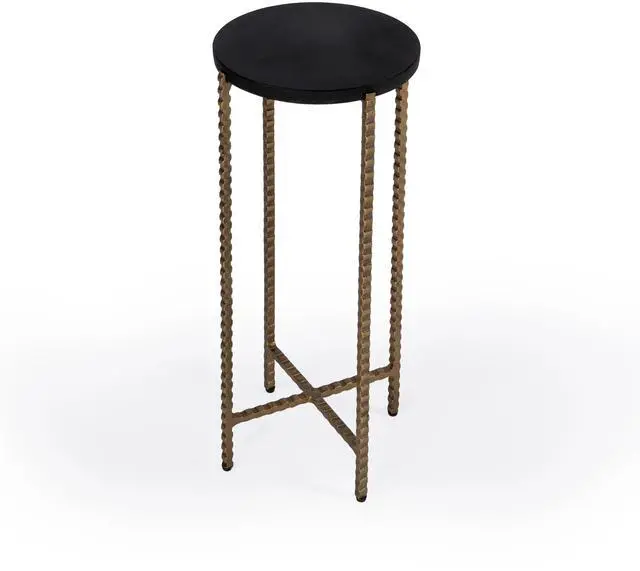 Main image of Nigella Granite Cross Legs Side Table in Multi-Color 5612414