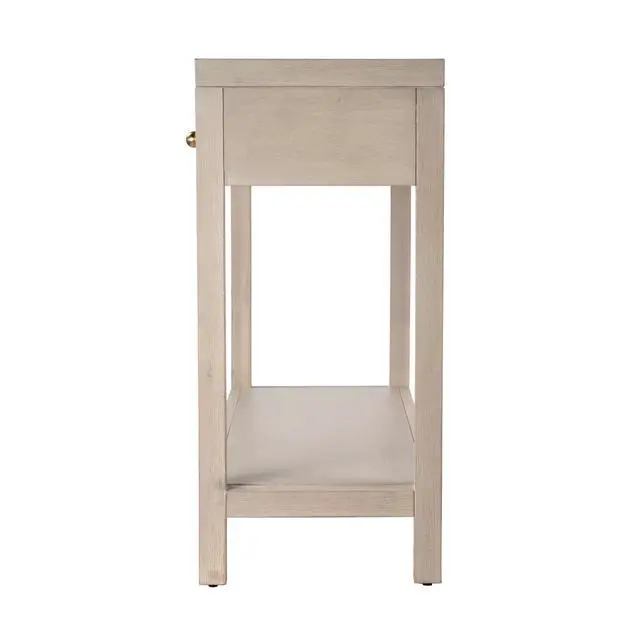 Alt view image 4 of 7 - Nora 2 Drawer Console Table in Taupe 5739450