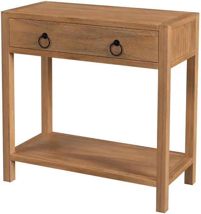 Alt view image 6 of 12 - Butler Specialty Company Lark 30" Natural Wood 1 Drawer Nightstand, Light Brown