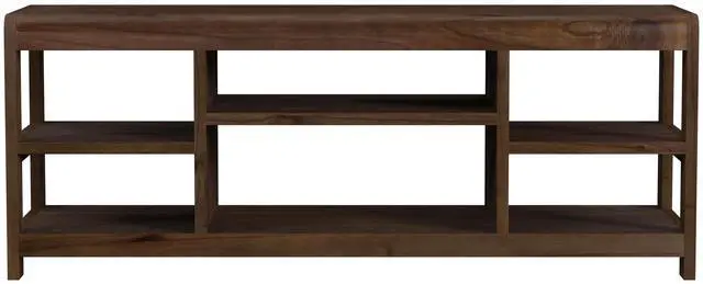 Alt view image 3 of 6 - Hanover Walnut 44" TV Stand in Dark Brown 5682188