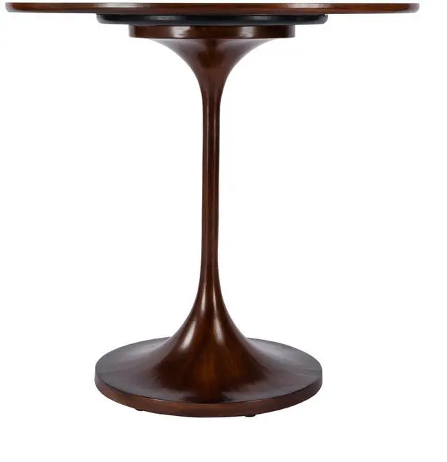 Alt view image 2 of 5 - Francis 30" Round Pedestal Game Table in Medium Brown 5717011