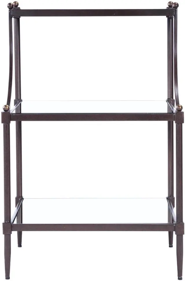 Alt view image 6 of 7 - Peninsula Mirrored & Side Table in Bronze 7015025